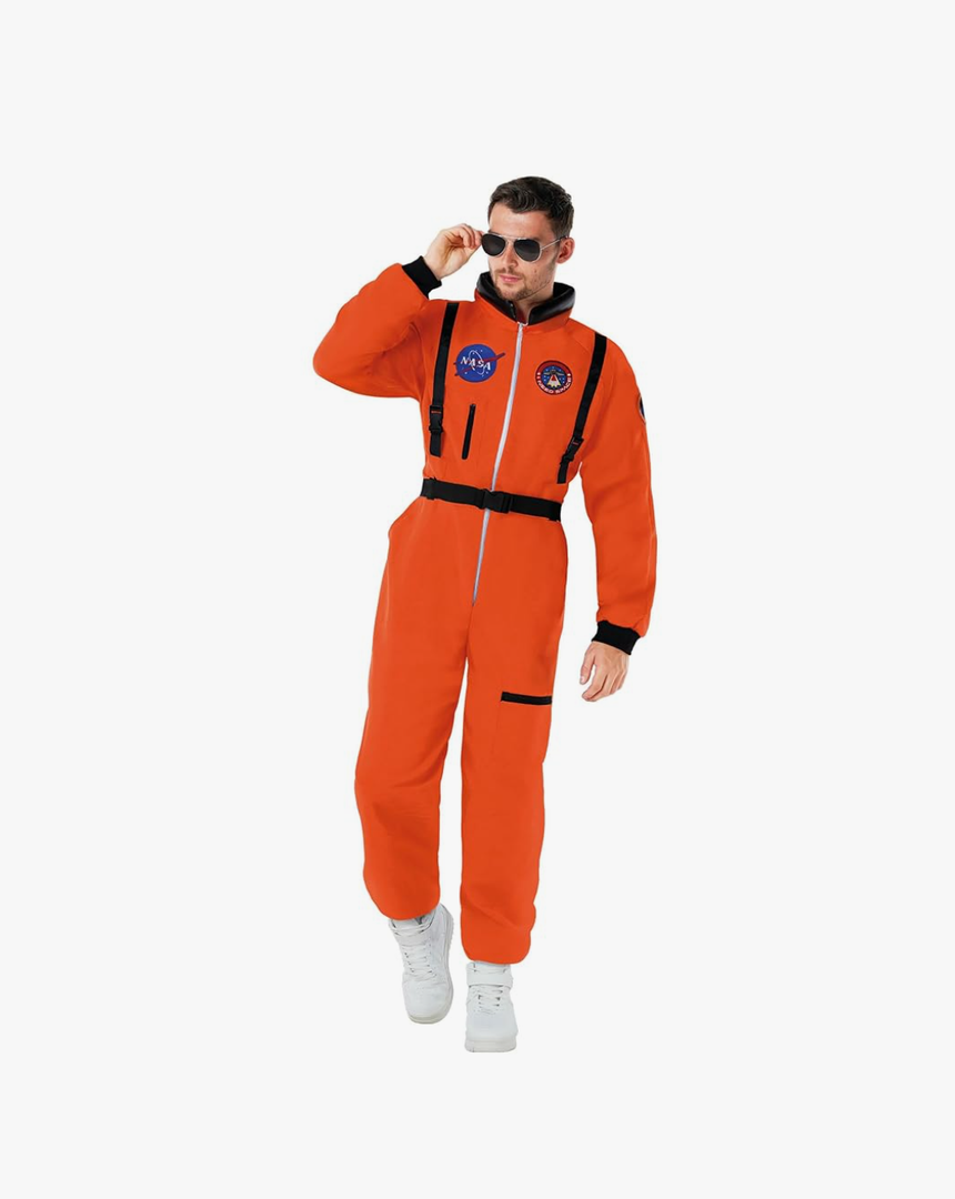 Morph Astronaut Costume Adult, Space Suit Men, Mens Halloween Costume Astronaut Suits, Nasa Costumes Adult Size Large
