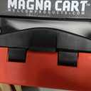 Magna Cart Stair Climbing 6-Wheel Folding Aluminum Hand Truck Dolly Cart with Tote Attachment Ideal for Moving Boxes, Groceries, Heavy Equipment, Red