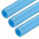 Nexarelle 3pcs 1-1/4" ID Pipe Insulation Foam Tube, Foam Pipe Tubing Covers 2.05" OD Wrap Roll Bar Tubing 3.3FT Long - Heat Preservation for Handle Heat Water/Pipe Freeze Protection, Blue