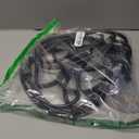 25Ft 12/3 Outdoor Extension Cord with 3-Outlets, Heavy Duty 12 Gauge 3 Prong Extension Cord Waterproof with Lighted end, 15A 12AWG 1875W SJTW, ETL Listed - Great for Garage, Garden and Home, Black