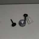 Curtain Tiebacks 2 Pack Curtain Holdbacks Zinc Alloy Curtain Tiebacks Wall Mounted with Screws, Decorative Curtain Holders for Drapes Stylish Black Curtain Tieback Hooks for Home Office