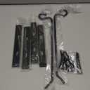 12-Inch 2 Pack Deck Bird Feeder Hanger for Railing, Outdoor Decor Plant Hanger, Balcony Railing Hook - 22LB Capacity - for Hanging Plants, Bird Feeders, Lanterns, Wind Chimes