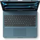 edaiser Swivel Keyboard Case for Apple 2026 iPad Air 13-inch M4 M3 M2, iPad Pro 13 inch (M4 M5), iPad Pro 12.9-inch 6th-3rd Gen; 360 Rotatable Cover with Pencil Holder, Trackpad, Backlit, Navy Blue