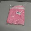 Aranmei Lingerie for Women Sexy Lingerie Sets Mini Mesh Skirt with Thong 4 Pieces(with Stockings) (Pink, XL)