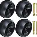 4 Pack 734-04155 Deck Wheel Kit Replaces Cub Cadet 734-04155 Deck Wheel Toro 112-0677 for Cub Cadet LT1050, LTX1046VT, LTX1045, RZT50, RZT L54, XT1 LT46, ZT1 50, ZT1 54, ZT3 60 Tractors