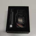 MioHHR Stainless Steel Band and Case Compatible with Apple Watch Band 45mm, Men Metal Protective Bumper Cover for iWatch Series 9/8/7, Black