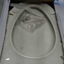 Elongated Toilet Seat 18.5" - Soft Close, Durable PP Toilet Seat, Easy Installation & Removal, Fits Most Toilet Bowls