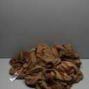 Velvet Chair Slipcovers for Dining Room Stretchy Super Soft Parson Chair Seat Covers Chair Protectors for Party Pet Protection (Set of 6, Camel)