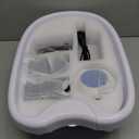 Ionic Foot Bath Detox Machine, Portable Foot Detox Machine for Home, Salon-Level Ionic Foot Spa Machine with Basin, 100 Basin Liners, Two Arrays