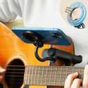 Magnetic Plus Guitar Phone Holder mount, Adjustable & Rotatable Arm, Supports iPhone 12+&Magsafe, Universal Phone Fit, Ideal for Digital Sheet Music, Teaching Videos, Live Streaming & Recording