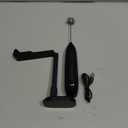 Wireless Rechargeable Milk Frother Handheld with Stand for Latte Art/Double Small Whisk Milk Frother Wand Coffee Frother Handheld/Electric Whisk Frother for Coffee/Batidora Para Cafe