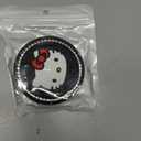 2PCS Cute Kitty Cup Holder Coasters, Black Silicone Anti-Slip Car Coasters,Cup Pads for Home Office,Universal 2.75 Inch