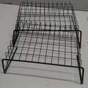 Undershelf Storage Basket Under Shelf Wire Basket Household Metal Under Shelf Hanging Storage Bin Basket Slides Under Shelves for Storage Space Saving for Kitchen Pantry Bookshelf (Medium, 2 PCS)