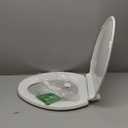 KOHLER 24764-RL-0 Rutledge Nightlight ReadyLatch Slow Close Toilet Seat, Elongated, Quiet-Close Lid and Seat, Grip-Tight Bumpers, White