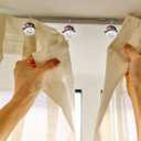 ibasenice 12 Pcs Christmas Shower Curtain Hooks, Cute Snowman Rust Proof Shower Curtain Rings, Resin Stainless Steel Xmas Decorative Hangers for Winter Holiday Bathroom Farmhouse Home Decor