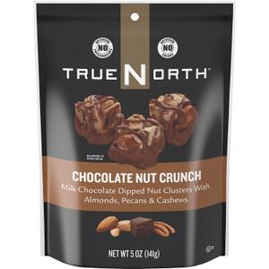 True North Nut Clusters, Chocolate Nut Crunch, 5 Ounce (Pack of 6) (EXP 07/26/27)
