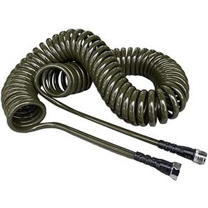 Water Right PCH-025-MG-6PKRS Polyurethane Coil Garden Hose, 25-Foot, Olive Green