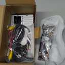 Leadfan Double Din Car Stereo Radio Support Apple Carplay&Android Auto, 7inch HD Touchscreen Double Din Radio with Bluetooth, Car Audio Receivers, Camera, MirrorLink, FM Radio, 2 USB/TF/AUX/Subwoofer