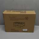 Fridge Organizers and Storage, 6 Pack Clear Freezer Organizer Bins with Lids for Kitchen, Pantry, Refrigerator, Food, Fruit, Vegetable Storage