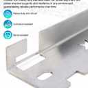 Premium Wheel Alignment Tool Plate with Hanging Holes, Stainless Steel Toe Alignment Tool Plates, Silver