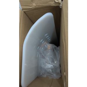 36 Inch Heavy Duty Snow Pusher, Extra Wide Snow Shovel for Driveway, Sidewalk, Patio, Deck & Doorway Snow Removal, Ergonomic Back Saver Snow Plow with UHMW-PE Blade, Non-Slip Grip Handle