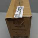 Restaurantware Moderna 64 Ounce Fancy Plastic Bowls 10 Square Disposable Salad Bowls - Durable Heavy-duty Clear Plastic Bowls For Warm And Cold Foods