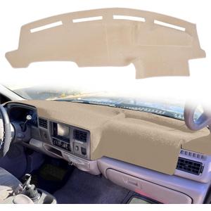 Dashboard Cover Custom Fit for Ford F250 F350 F450 Super Duty 1999 2000 2001 2002 2003 2004 / Ford Excursion 2000-2005,Dash Cover Mat Pad Carpet Protector (Beige)