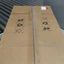 Black Ceiling Fans with Lights and Remote, 72 Inch Indoor/Outdoor Large Modern Ceiling Fan for Living Room Kitchen, Dimmable, 6 Speed Reversible DC Motor, Dual Finish