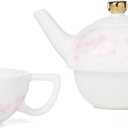 kate spade new york Spring Pansies Tea For One With Tea Bag Holder