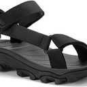 Mishansha Men’s Outdoor Walking Sandals, Adjustable Lightweight Hiking Sandal with Anti-Slip Sole for Travel, Beach & Casual Wear 10.5