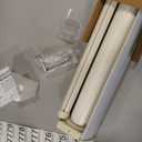 ShadesU Cordless Zebra Blinds Roller Shades, Ivory, 38" W x 72" H