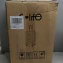 Coolife Luggage Suitcase Carry on Hardside PC+ABS Spinner TSA Lock Telescopic Handle (Size: S(20in_carry on) Blue
