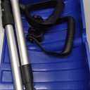 Snow Shovel for Driveway: 48" Ergonomic Dual D-Handles for Less Back Strain - Aluminum Wear Strip Cleaning Shovel - Lightweight and Portable Snow Removal Tool for Car Camping Outdoor