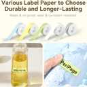 2 x PeriPage Label Maker with Tape, P10 Bluetooth Label Printer with 0.55''x13.8 ft Continuous Labels, Mini Thermal Sticker Printers with Multiple Templates for Home Use, Office Organization