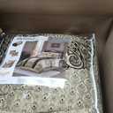 Stratford Park Luxury 7 Piece Comforter Set, Black Gold, King Size, Premium Quality, Bohemian Design