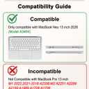 Voidborne Compatible with MacBook Neo 13 inch Case 2026 Release Model A3404 with A18 Pro Chip,Black Polka Dots Design Leather Plastic Hard Shell Protective Case for Neo 13 inch + Keyboard Cover,White