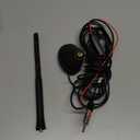 Eightwood Universal AM FM Car Radio Antenna, Roof Mount Amplified Stereo Antenna with 12V Power Wire DIN Plug Connector for Vehicle Car Truck SUV Radio Stereo Receiver Media Head Unit