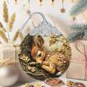 3" Stained Glass Deer Ornament, Christmas Ornament, Christmas Ornaments for Tree, Heirloom Keepsake, Gift Exchange, Gift Idea, Bauble Present