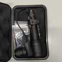 NOBUHIRO M600C 800 Lumens Tactical Flashlight, NO Logo Version with Replaceable Mounting Rotating Base for 20mm Picatinny & Mlok/Keymod Rail, with Remote Pressure & Push Button Switch