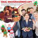 48 Pcs Christmas Stress Positive Gifts for Coworkers Penguin Figurines Bulk for Adults Mini Foam Relief Encouraging Gifts for Office Xmas Party Stocking Stuffed