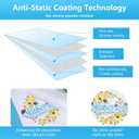 Jecqbor DTF Transfer Film 13x19 Inch, A3 Plus Double-Sided Matte Clear PET Paper 60 Sheets, DTF Paper for Sublimation Hack, Direct Print on for All Fabric and Colors T-Shirts Textile