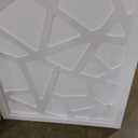 Roundhill Furniture Giyano 4 Panel Screen Room Divider, White