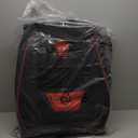 LINGVIDO Car Seat Covers Set  Premium Nappa Leather for Front Seats (2 Seats), Durable, Comfortable & Easy to Install, Fits Most Cars, Sedans, SUVs  Ideal for Commuters, Families & Road Trips (Black & Red Line (Lumbar))