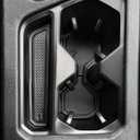 Auovo Anti Dust Cup Holder Insert Liners for Volkswagen VW Taos Accessories 2024 2023 2022 Custom Fit Interior Mats 5pcs (Black)