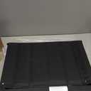 SPORT BEATS Stadium Seats with Back Support Bleacher Chairs with Back and Cushion Thick Padded Bleacher Seats Includes Shoulder Strap Black 1pc Regular - 17" W x 12" D x 16.5" H