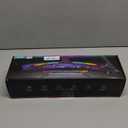 Quntis Curved Monitor Light Bar 15 RGB Backlight for 34"+ Screens, Computer Bar Lights Fold Dual Light with Color Temperature Brightness Stepless Dimming, No Glare Desk Lamp for Home Office Gaming