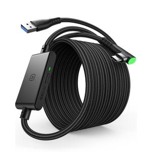 INIU Link Cable, [16FT 5m] VR Cable USB 3.0 High Speed Type C Charger Cable Fast Charging While Playing,USB to USB C Cable for Meta Oculus Quest 3S 3 2 Pico 4 Accessories and Gaming PC Steam VR
