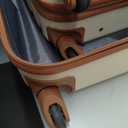 4-Piece Luggage Set, Suitcase with TSA Lock Travel Duffel Bag Wet-Dry Toiletry Bag, Ivory