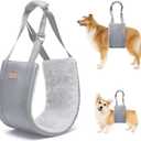 Dog Lift Harness for Large Dogs, Adjustable Dog Sling for Back Legs, Hip Support Harness to Help Lift Dogs Rear for Helps Senior, Injured, Disabled and After ACL Surgery Dogs - Large, Grey