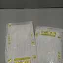 Voircoloria 2 Pack 3.3x8.2 Feet White Foil Fringe Backdrop Curtains, Tinsel Streamers Birthday Party Decorations, Fringe Backdrop for Graduation, Baby Shower, Gender Reveal, Disco Party